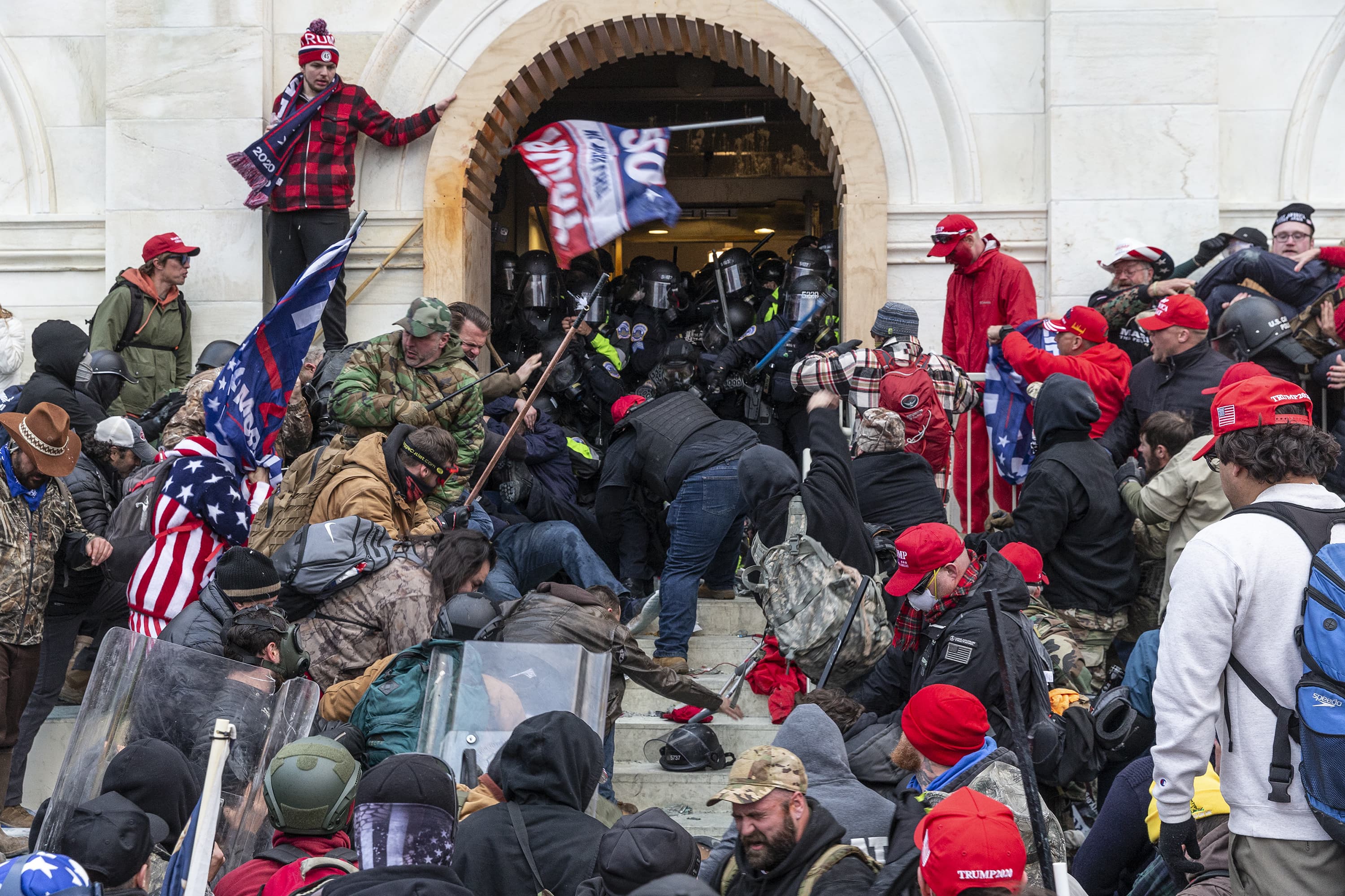Capitol Doors Breached Capitol Doors Breached