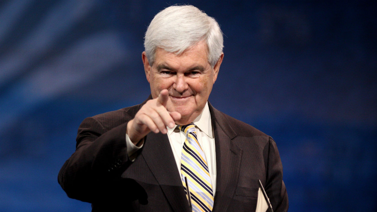 Combative, tribal, angry Newt Gingrich